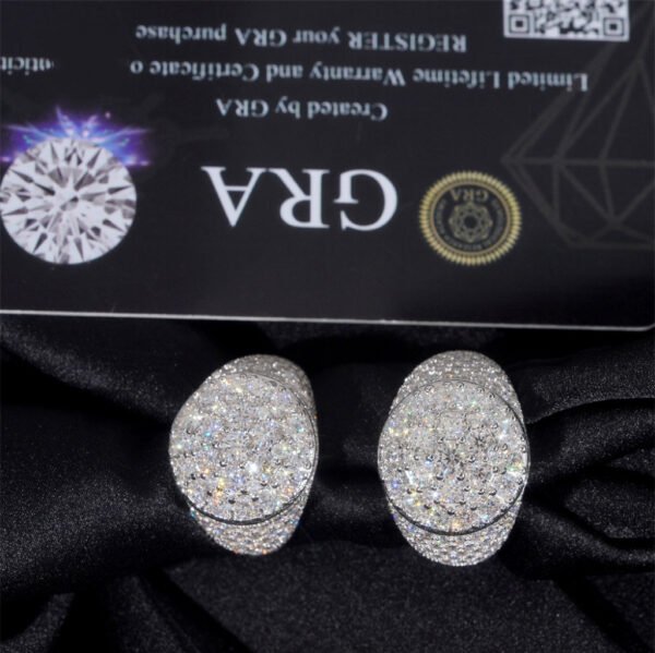 S925 Round VVS Synthetic Moissanite  Ring - Image 6