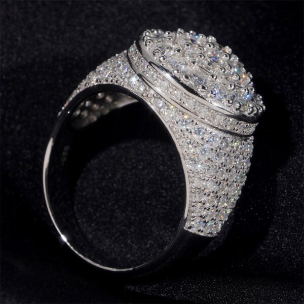 S925 Round VVS Synthetic Moissanite  Ring - Image 5